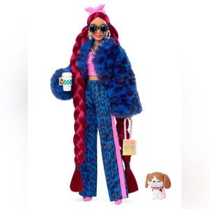 Barbie Extra Doll with Pet Puppy 🐶💙💖